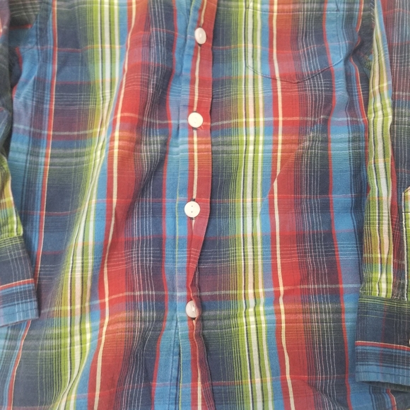 OshKosh & H&M Classic 2 Long Sleeve Cotton Button Down Dress Shirts Multicolored - Picture 16 of 16